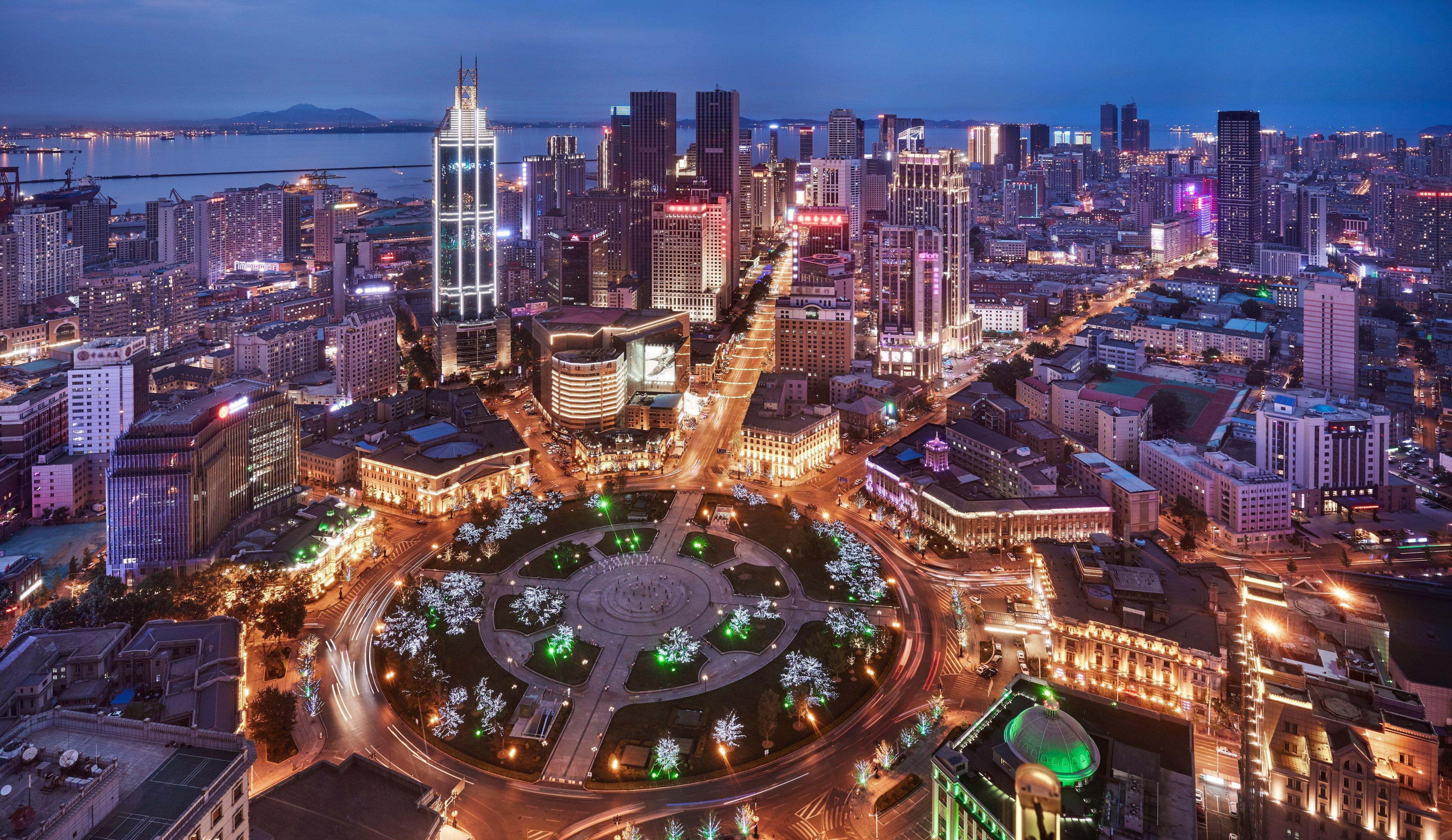 Hotel Intercontinental Dalian By Ihg Exterior foto